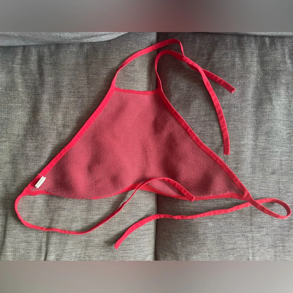 ARQ Red Halter Bikini Top - Picture 4 of 4